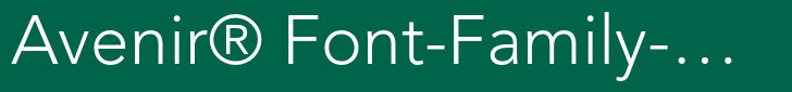 Avenir® Font-Family-Group